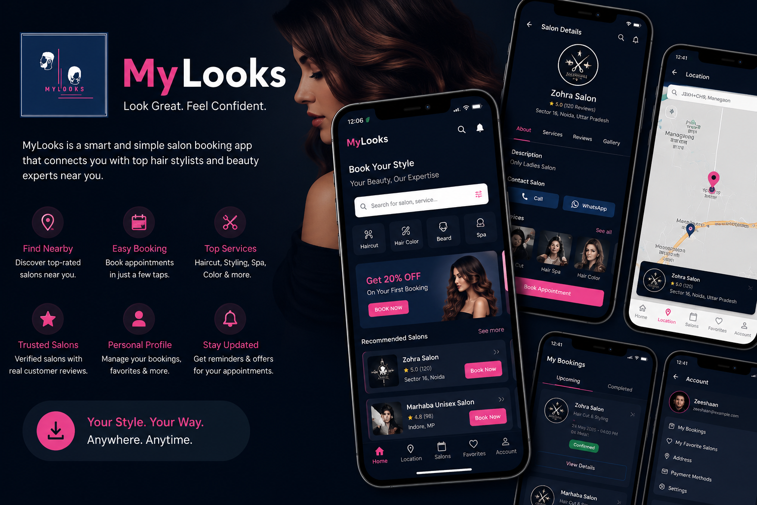 MyLooks – Salon & Hair Stylist